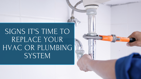 replace HVAC and plumbing