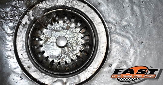 Photo of a sink drain